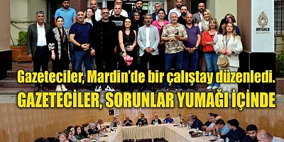 Gazeteciler, Mardin’de bir çalıştay düzenledi. 
