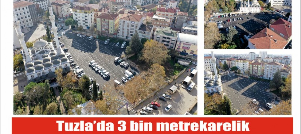 3 bin metrekarelik ücretsiz otopark hizmete açıldı