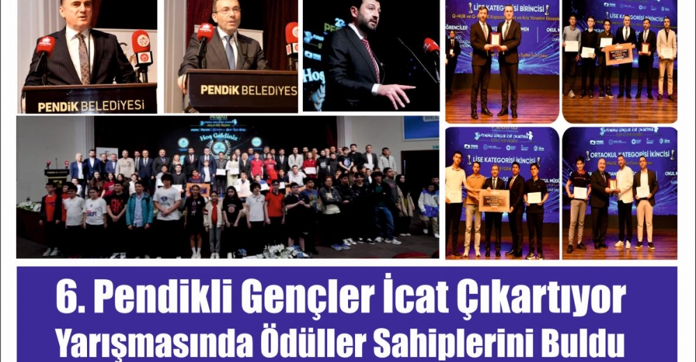 6. Pendikli Gençler İcat Çıkartıyor Yarışmasında Ödüller Sahiplerini Buldu