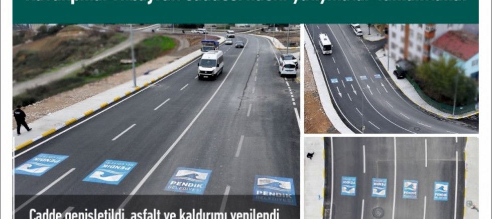 Albayrak Caddesi'ndeki Çalışmalar Tamamlandı