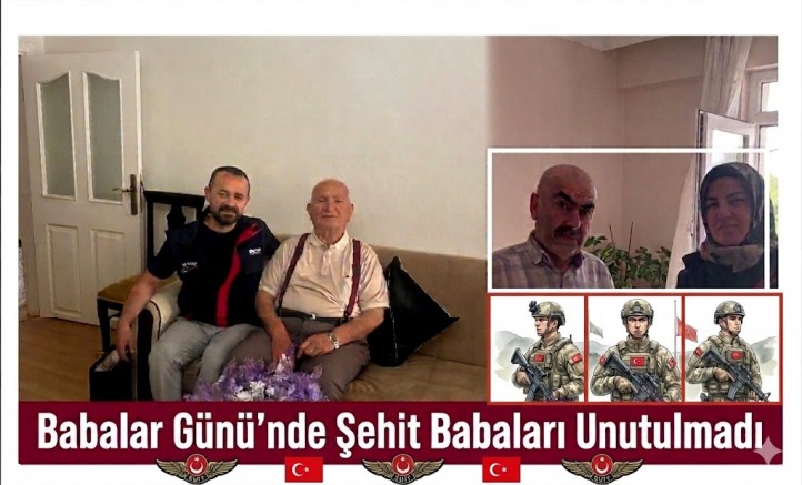 Babalar Günü’nde Şehit Babaları Unutulmadı