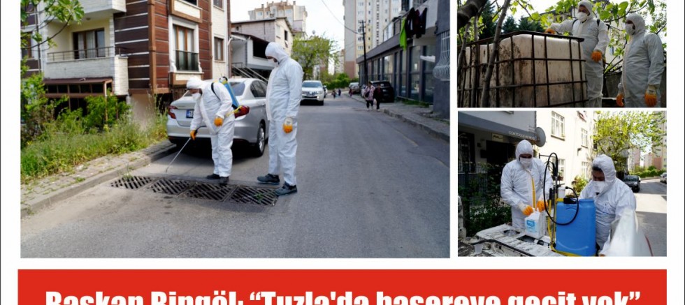 Başkan Bingöl: “Tuzla’da haşereye geçit yok”