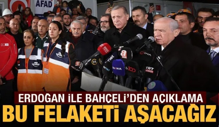 Cumhurbaşkanı Erdoğan ile Bahçeli'den Kahramanmaraş'ta önemli açıklamalar