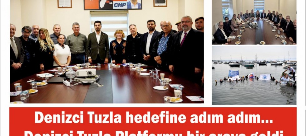 Denizci Tuzla hedefine adım adım… Denizci Tuzla Platformu bir araya geldi