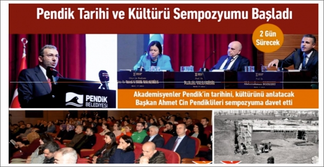 PENDİK TARİHİ VE KÜLTÜRÜ SEMPOZYUMU BAŞLADI