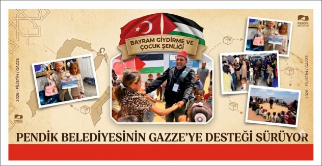 Pendik Belediyesinin Gazze’ye Desteği Sürüyor