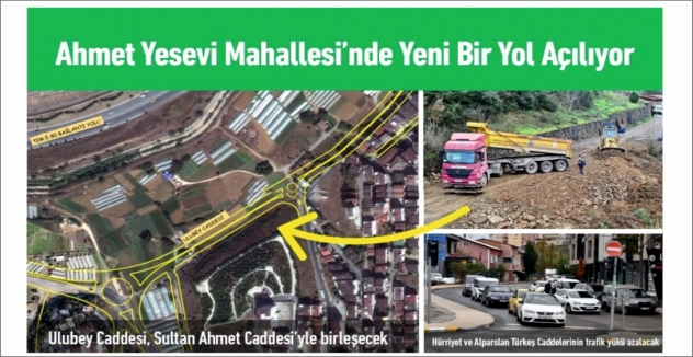Ahmet Yesevi Mahallesi’nde Yeni Bir Yol Açılıyor