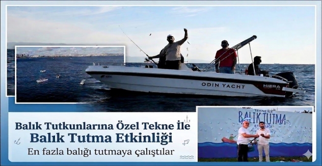 Balık Tutkunlarına Özel Tekne ile Balık Tutma Etkinliği
