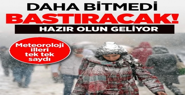 Kar ve sağanak geliyor: Bayramdan sonra da sürecek 10 kente uyarı
