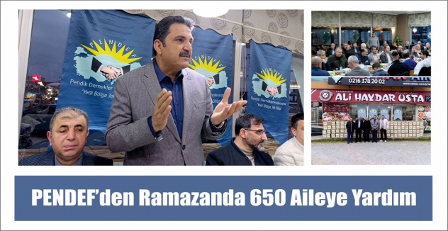 PENDEF’den Ramazanda 650 Aileye Yardım 