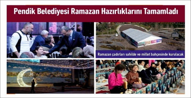 Pendik Belediyesi, Ramazan Hazırlıklarını Tamamladı