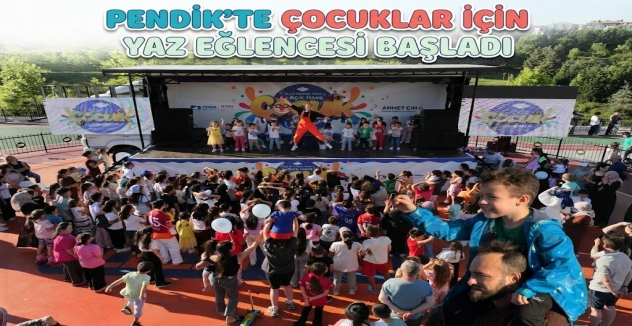 Pendik'te Çocuklar İçin Yaz Eğlencesi Başladı