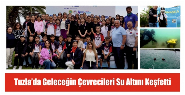 Tuzla’da Geleceğin Çevrecileri Su Altını Keşfetti