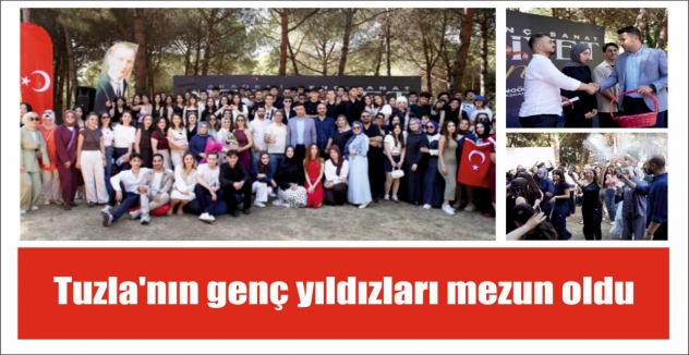 Tuzla’nın genç yıldızları mezun oldu