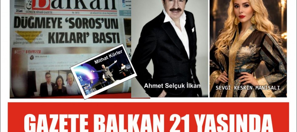 Gazete Balkan Romanya’da 21. Yılını Görkemli Bir Geceyle Kutladı