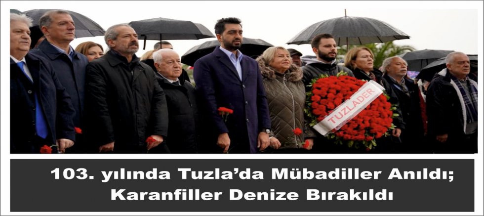 103. yılında Tuzla’da mübadiller anıldı; karanfiller denize bırakıldı