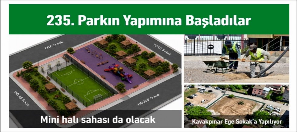 235. Parkın Yapımına Başladılar