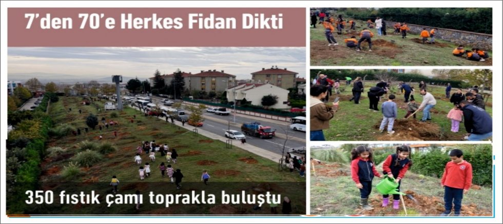 7’den 70’e herkes fidan dikti