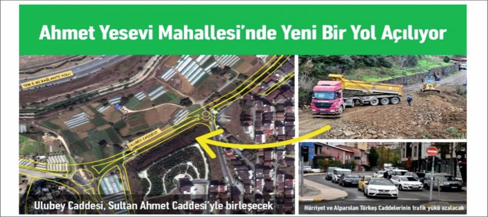 Ahmet Yesevi Mahallesi’nde Yeni Bir Yol Açılıyor