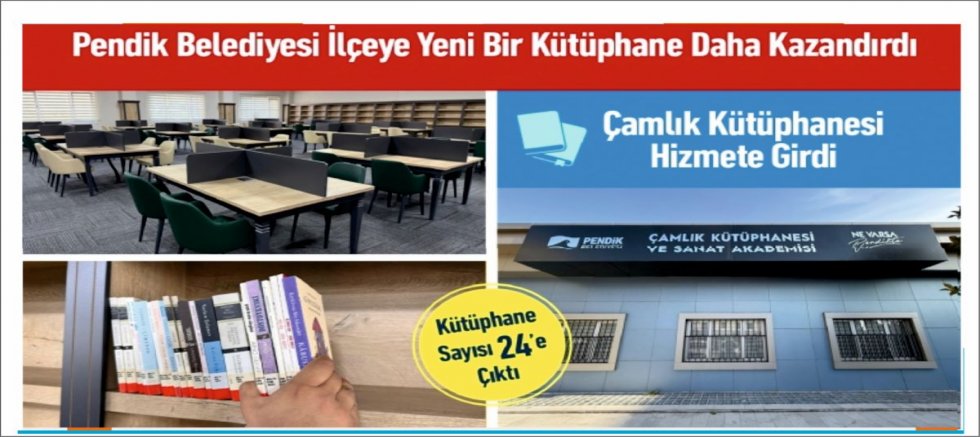 Çamlık Kütüphanesi Hizmete Girdi