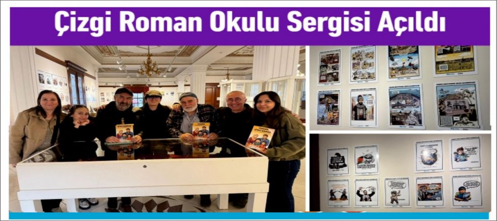 Çizgi Roman Okulu Sergisi Açıldı