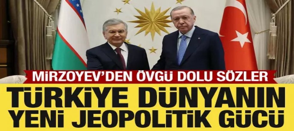 Cumhurbaşkanı Erdoğan ve Özbek mevkidaşından önemli açıklamalar