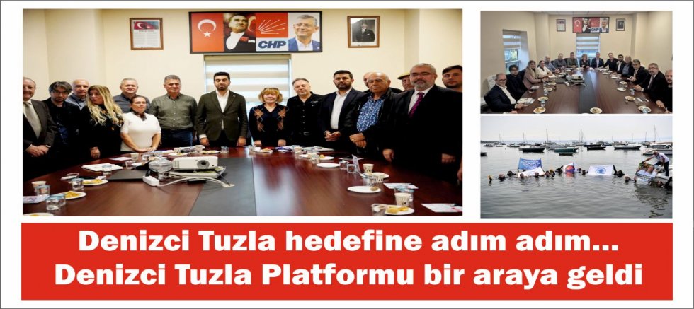 Denizci Tuzla hedefine adım adım… Denizci Tuzla Platformu bir araya geldi