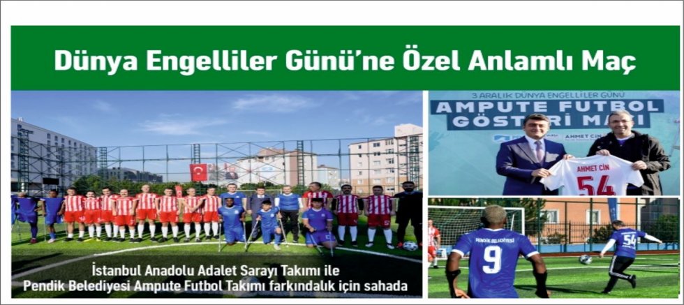 Dünya Engelliler Günü’ne Özel Anlamlı Maç