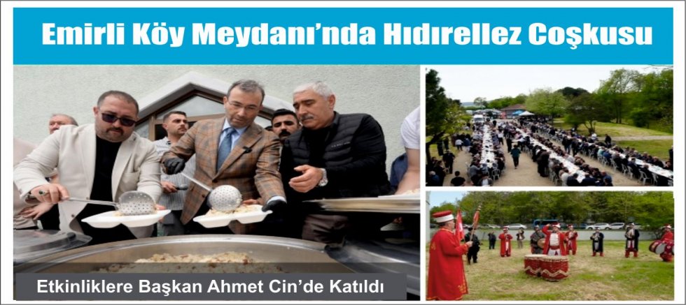 Emirli Köy Meydanı’nda Hıdırellez Coşkusu