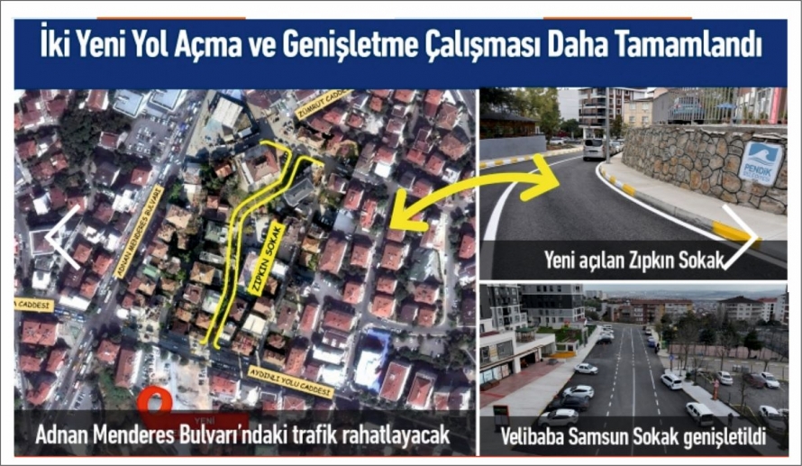 İki Yeni Yol Açma ve Genişletme Çalışması Daha Tamamlandı