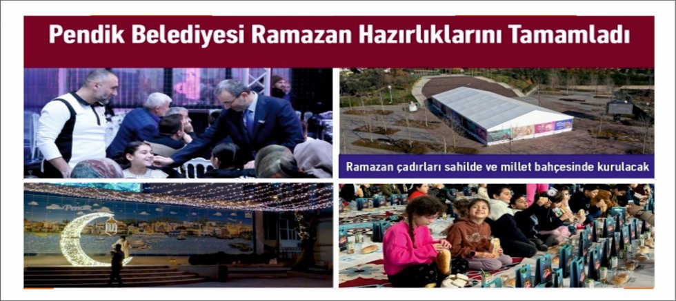Pendik Belediyesi, Ramazan Hazırlıklarını Tamamladı