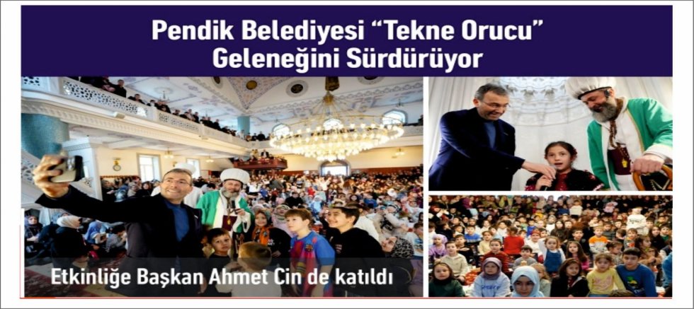 Pendik Belediyesi “Tekne Orucu” Geleneğini Sürdürüyor