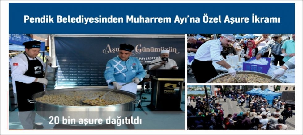 Pendik Belediyesinden Muharrem Ayı’na Özel Aşure İkramı