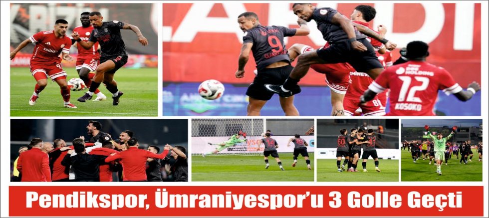 Pendikspor, Ümraniyespor’u 3 Golle Geçti