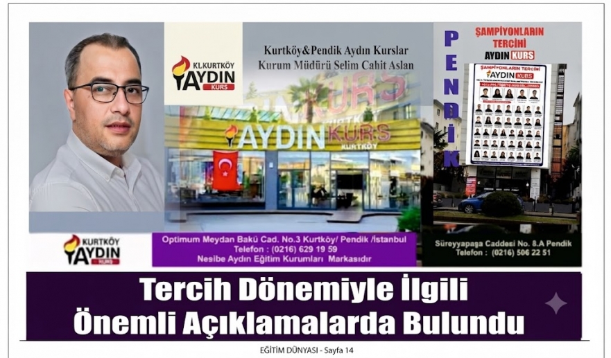 Tercih Dönemiyle İlgili  Önemli Açıklamalarda Bulundu