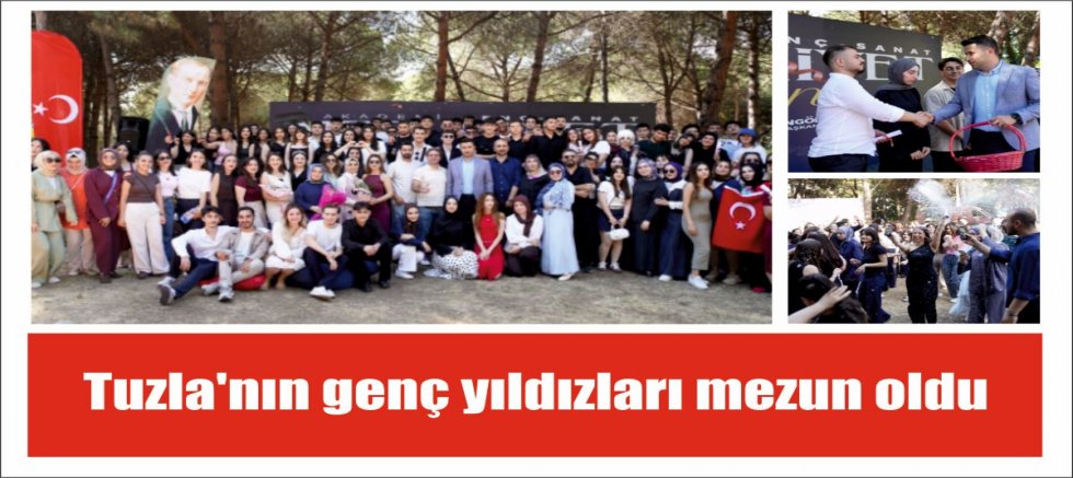 Tuzla’nın genç yıldızları mezun oldu