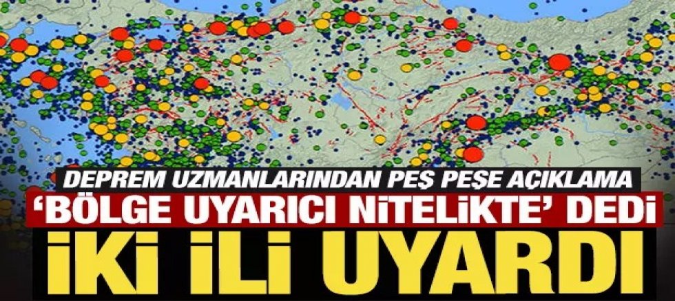 Van depremi sonrası korkutan uyarı! Prof. Dr. Şükrü Ersoy iki ili işaret etti