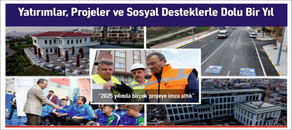 Yatırımlar, Projeler ve Sosyal Desteklerle Dolu Bir Yıl Daha