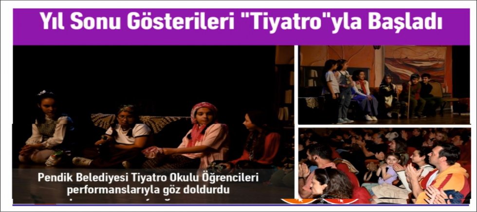 “Yıl Sonu Gösterileri” tiyatroyla başladı
