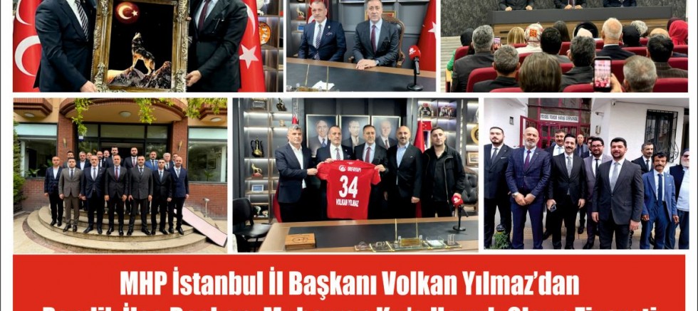 MHP İstanbul İl Başkanı Volkan Yılmaz’dan Pendik İlçe Başkanı Muharren Kır’a Hayırlı Olsun Ziyareti