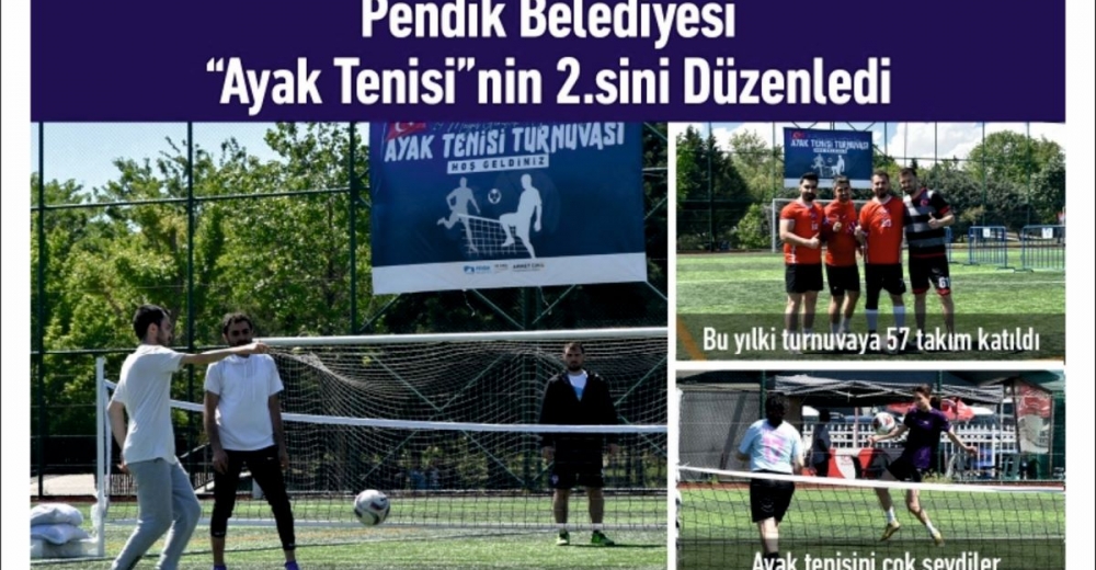 Pendik Belediyesi “Ayak Tenisi”nin 2.sini Düzenledi