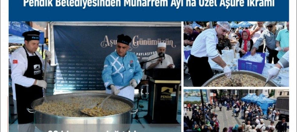 Pendik Belediyesinden Muharrem Ayı’na Özel Aşure İkramı