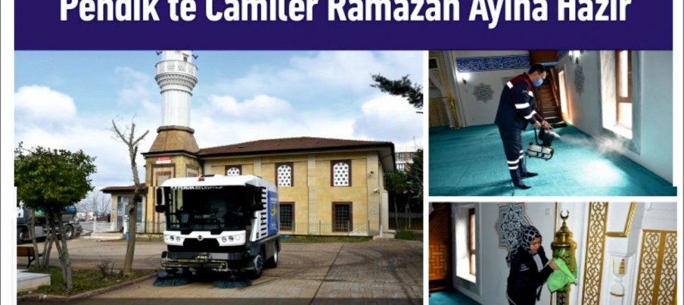 Pendik’te Camiler Ramazan Ayına Hazır