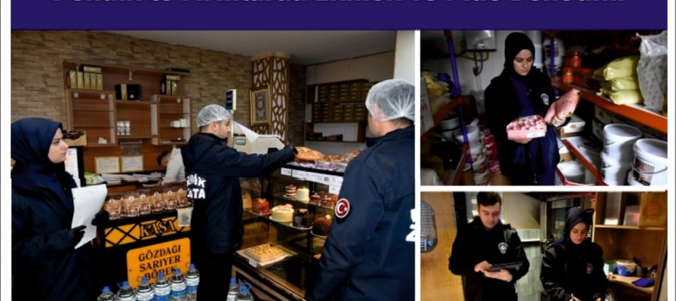 Pendik’te Fırınlarda Ekmek ve Pide Denetimi