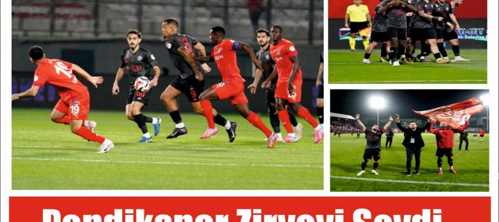 Pendik zirveyi sevdi, Pendikspor - Manisa FK maç sonucu 2-0