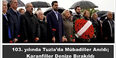 103. yılında Tuzla’da mübadiller anıldı; karanfiller denize bırakıldı