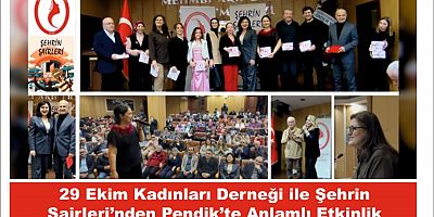 29 Ekim Kadınları Derneği ile Şehrin Şairleri’nden Pendik’te Anlamlı Etkinlik