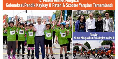 6. Mattıa Ahmet Mınguzzi Geleneksel Pendik Kaykay & Paten & Scooter Yarışları Tamamlandı