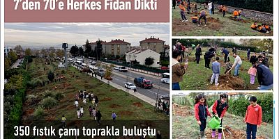 7’den 70’e herkes fidan dikti