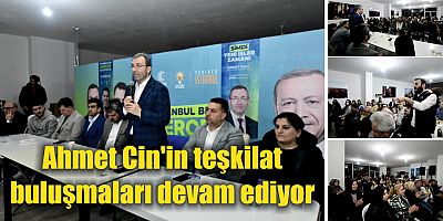 Ahmet Cin'in teşkilat buluşmaları devam ediyor